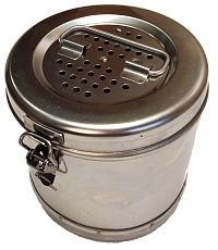 Коробка стерилизационная круглая с фильтром КСКФ-3