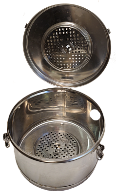 Коробка стерилизационная круглая с фильтром КСКФ-9